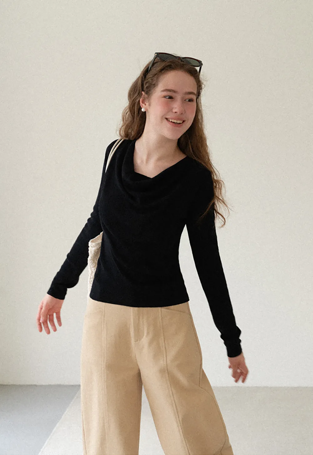 High Waist Wide Leg Casual Pants