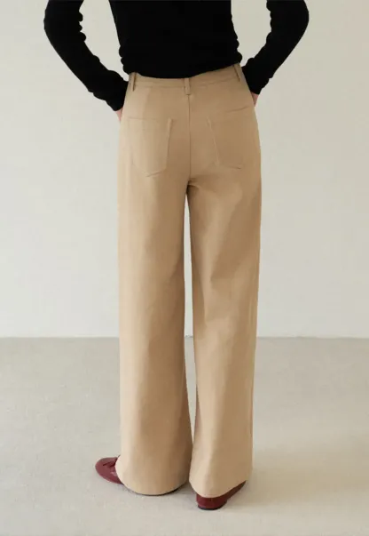High Waist Wide Leg Casual Pants