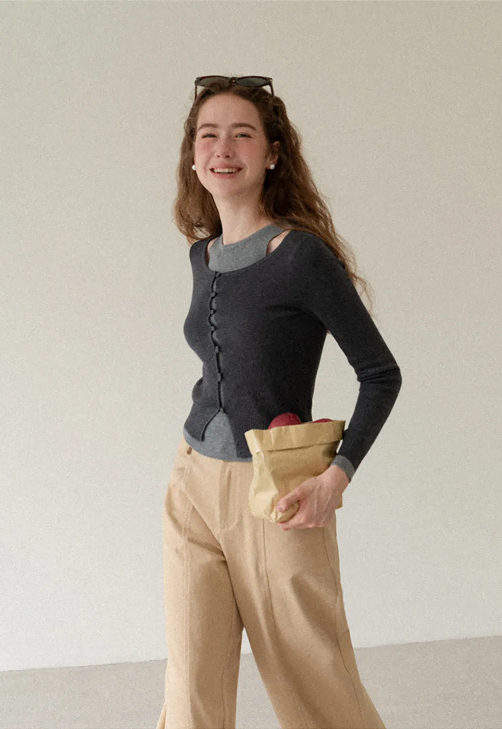 High Waist Wide Leg Casual Pants