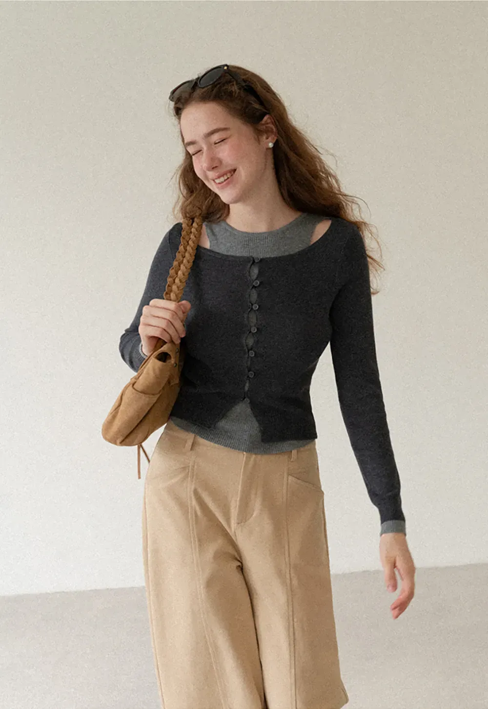 High Waist Wide Leg Casual Pants