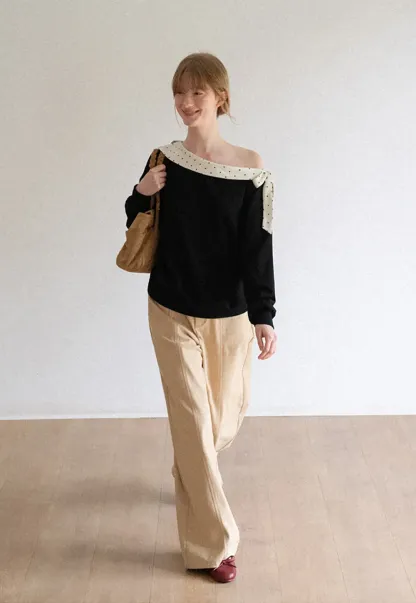 High Waist Wide Leg Casual Pants
