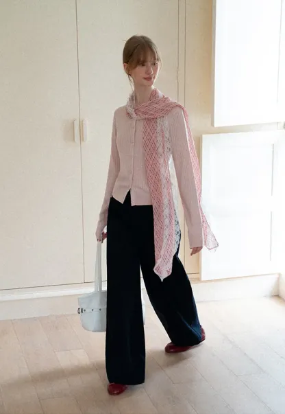 High Waist Wide Leg Casual Pants