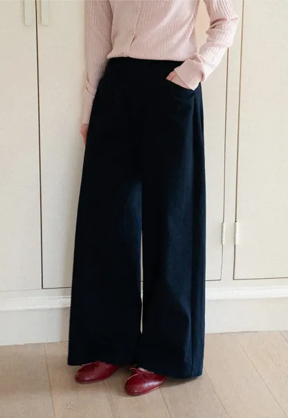 High Waist Wide Leg Casual Pants
