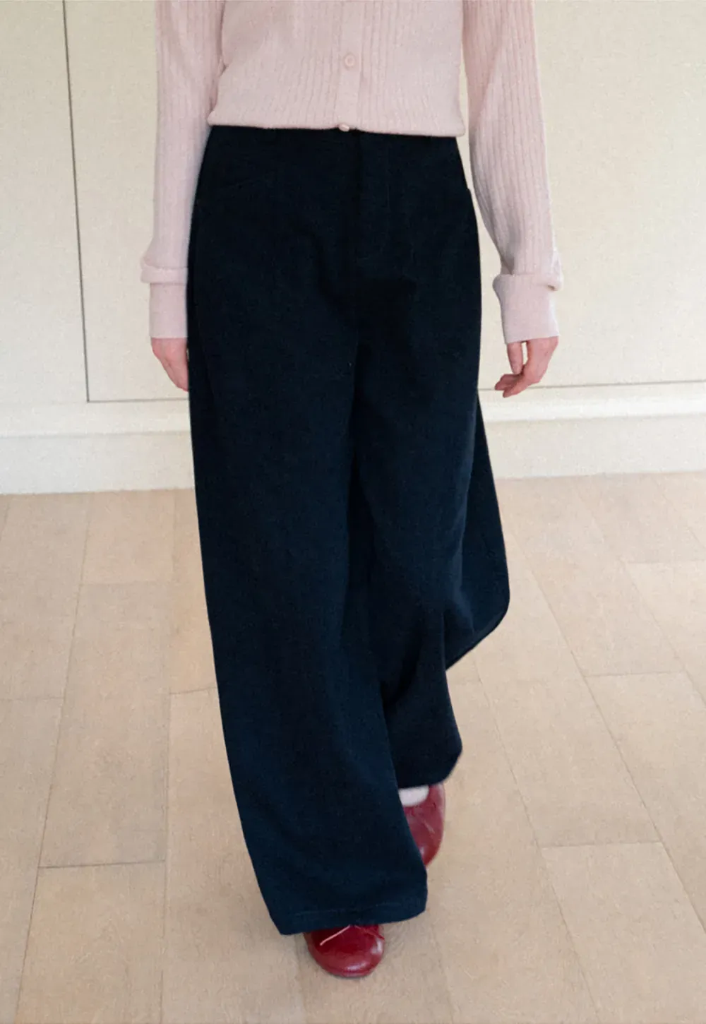 High Waist Wide Leg Casual Pants