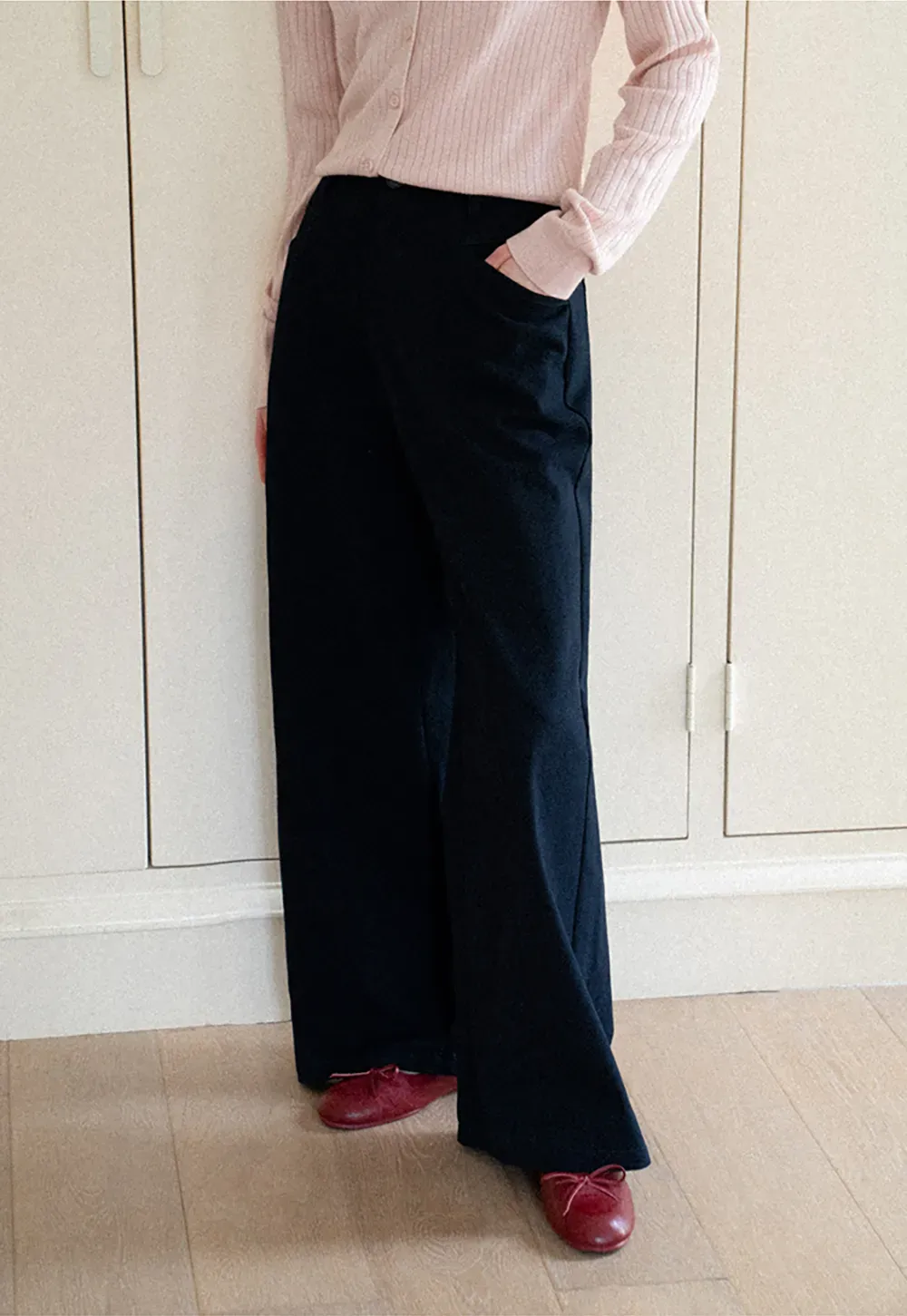High Waist Wide Leg Casual Pants