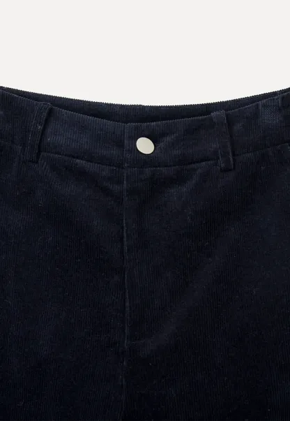 Wide Leg Cropped Casual Pants