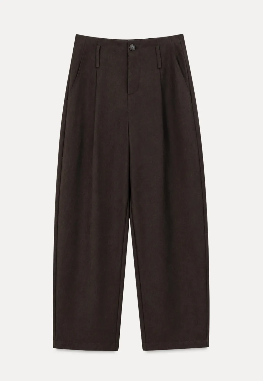 High Waist Pleated Wide Leg Casual Pants
