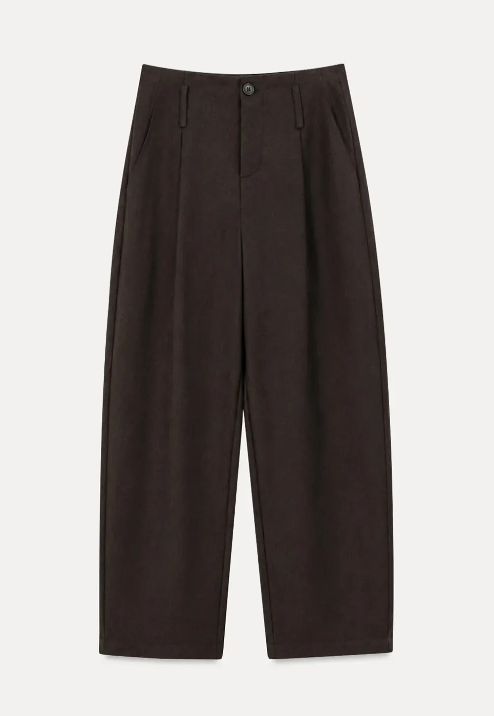 High Waist Pleated Wide Leg Casual Pants