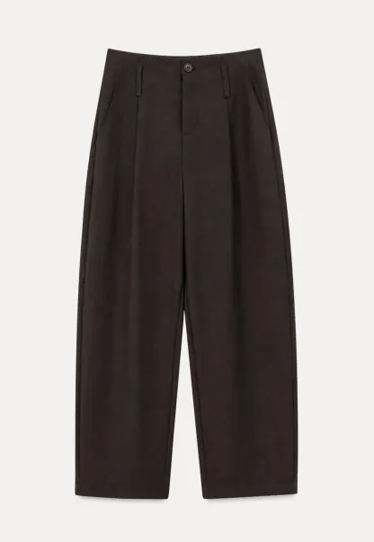 High Waist Pleated Wide Leg Casual Pants