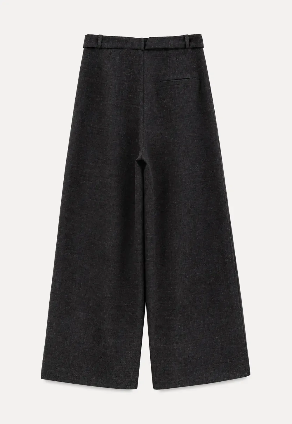 High Waist Pleated Wide Leg Casual Pants