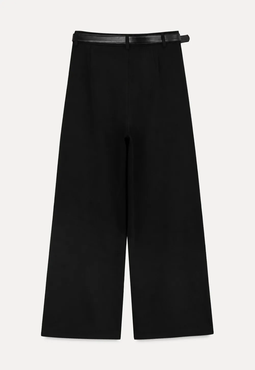 High Waist Pleated Wide Leg Casual Pants