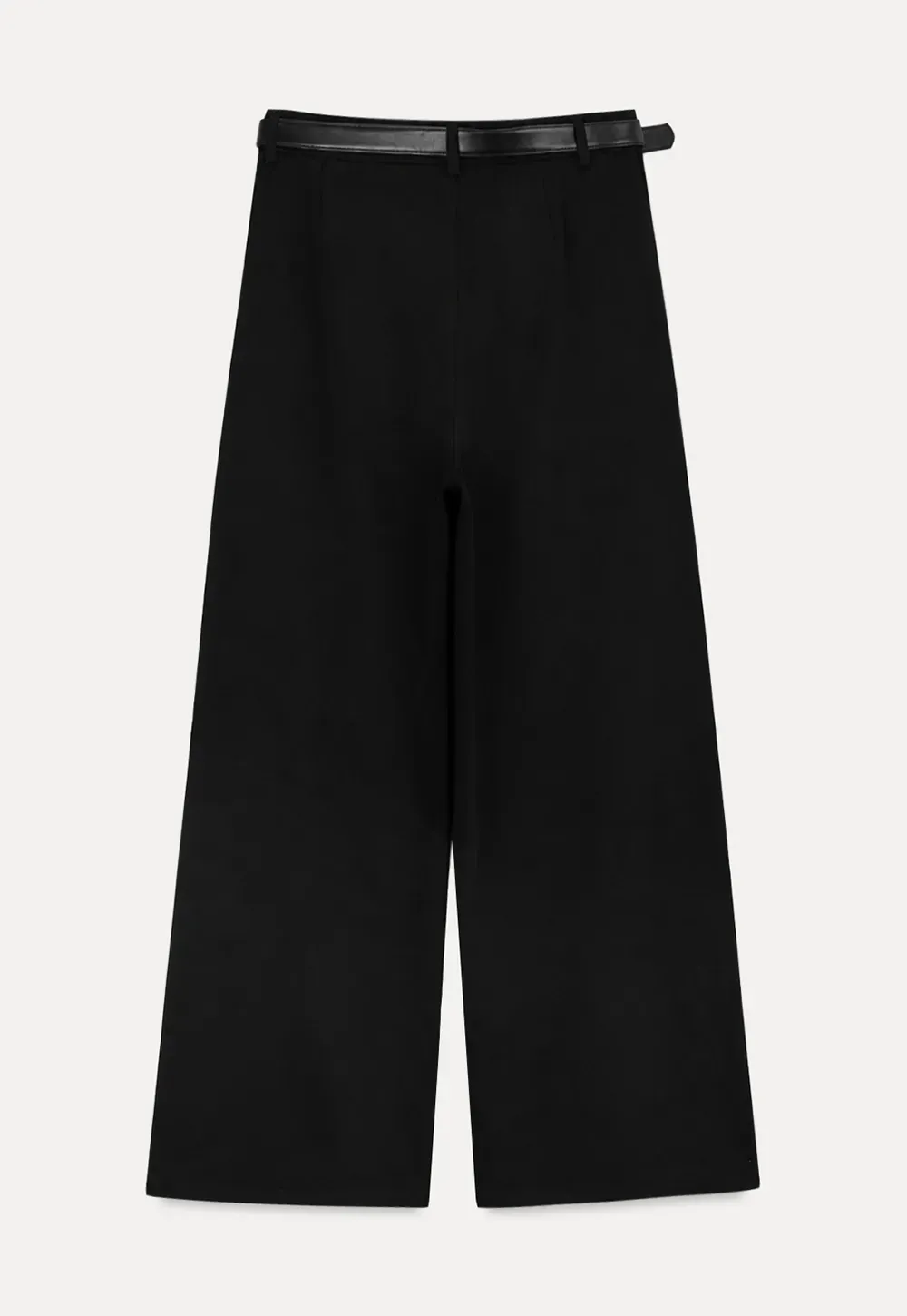 High Waist Pleated Wide Leg Casual Pants