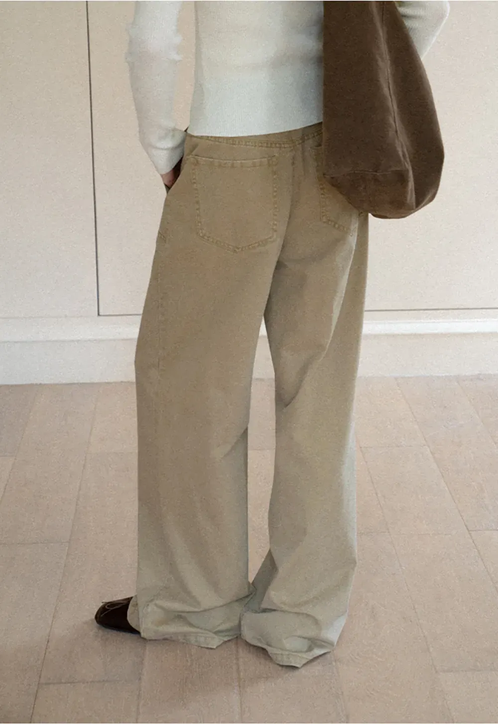 Wide Leg Cargo Pocket Casual Pants