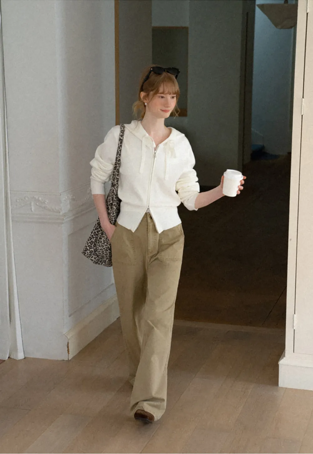 Wide Leg Cargo Pocket Casual Pants