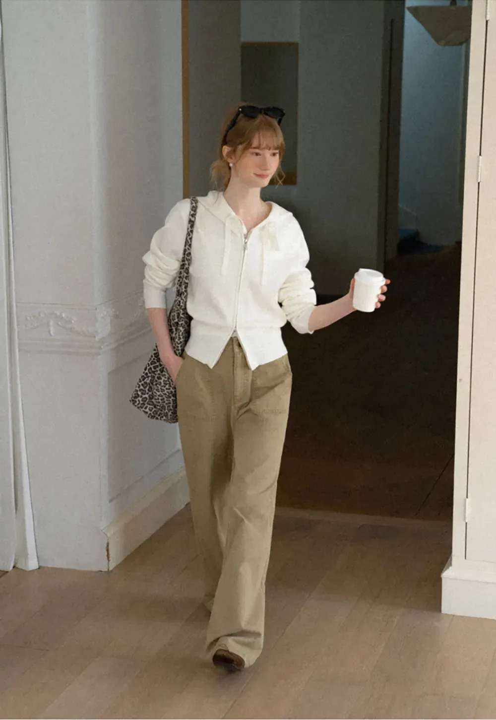 Wide Leg Cargo Pocket Casual Pants