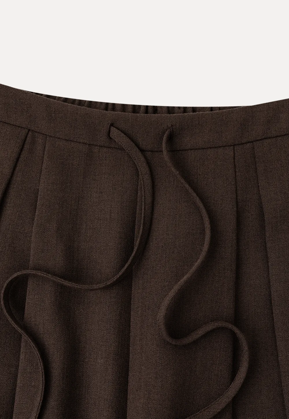 Wide Leg Pleated Casual Pants