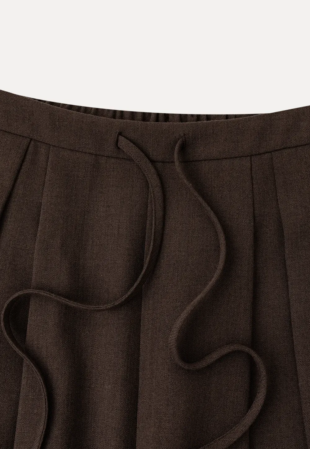 Wide Leg Pleated Casual Pants
