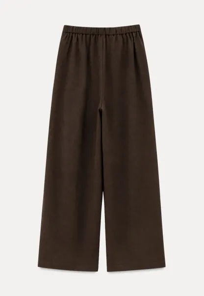 Wide Leg Pleated Casual Pants