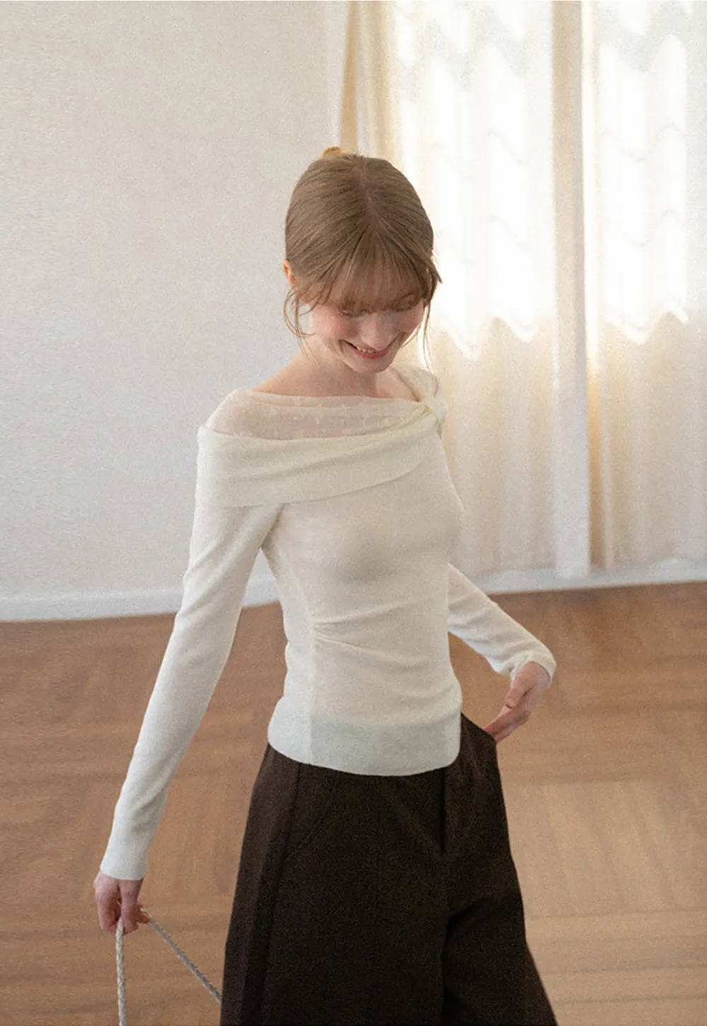 Oversized Wide Leg High Waist Casual Pants