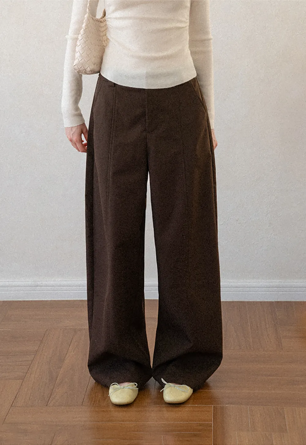 Oversized Wide Leg High Waist Casual Pants