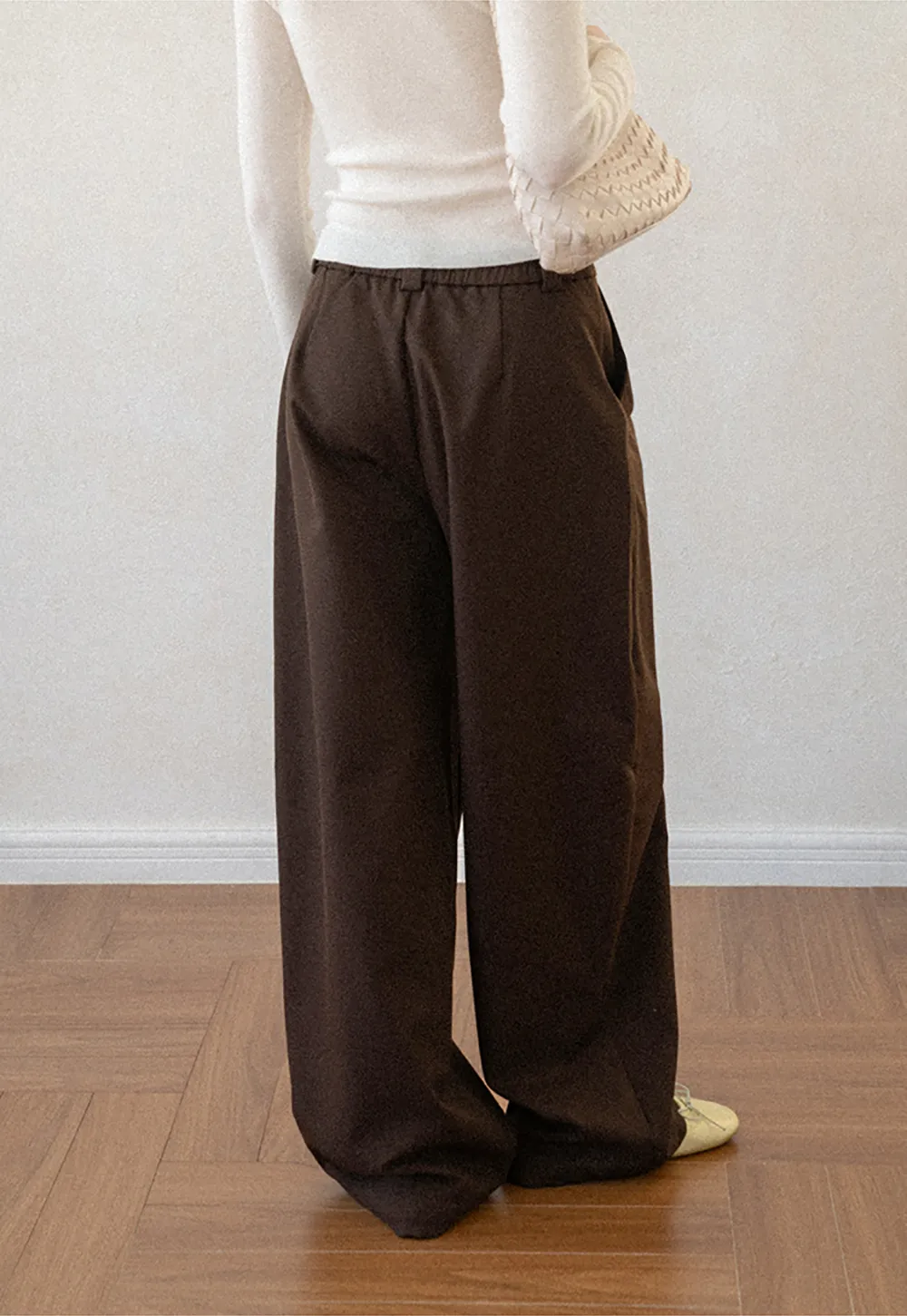 Oversized Wide Leg High Waist Casual Pants