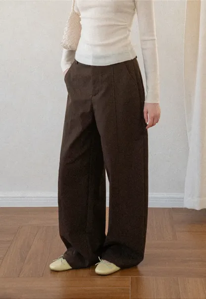 Oversized Wide Leg High Waist Casual Pants