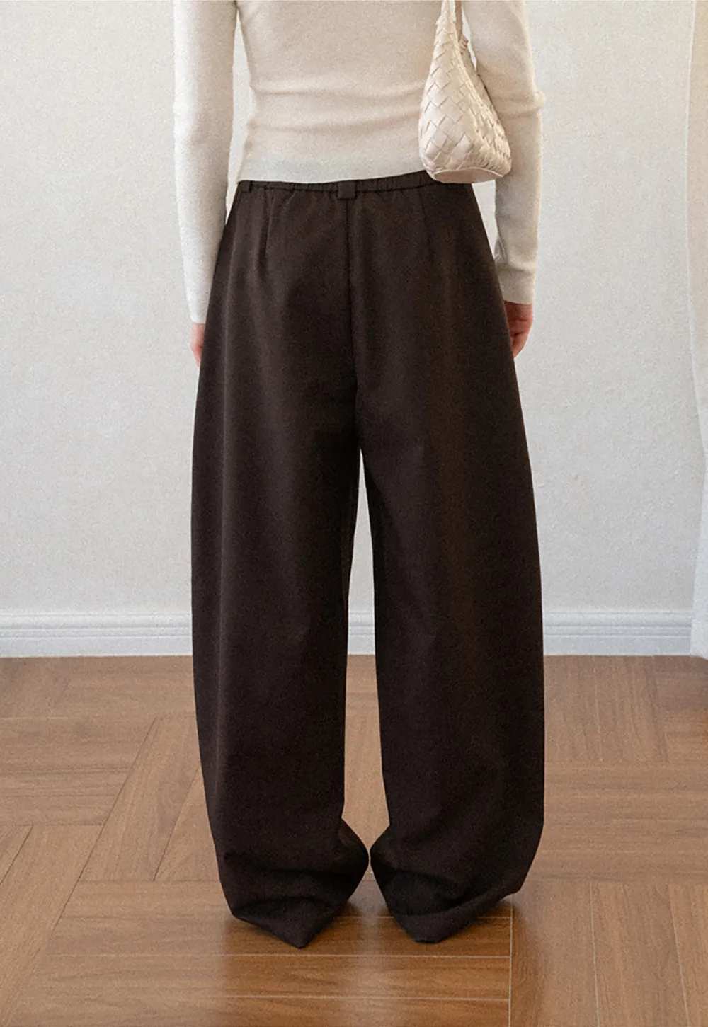 Oversized Wide Leg High Waist Casual Pants