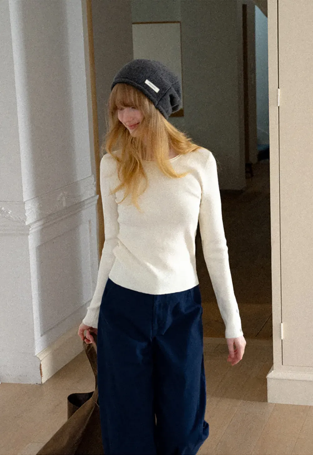 Wide Leg High Waist Casual Pants