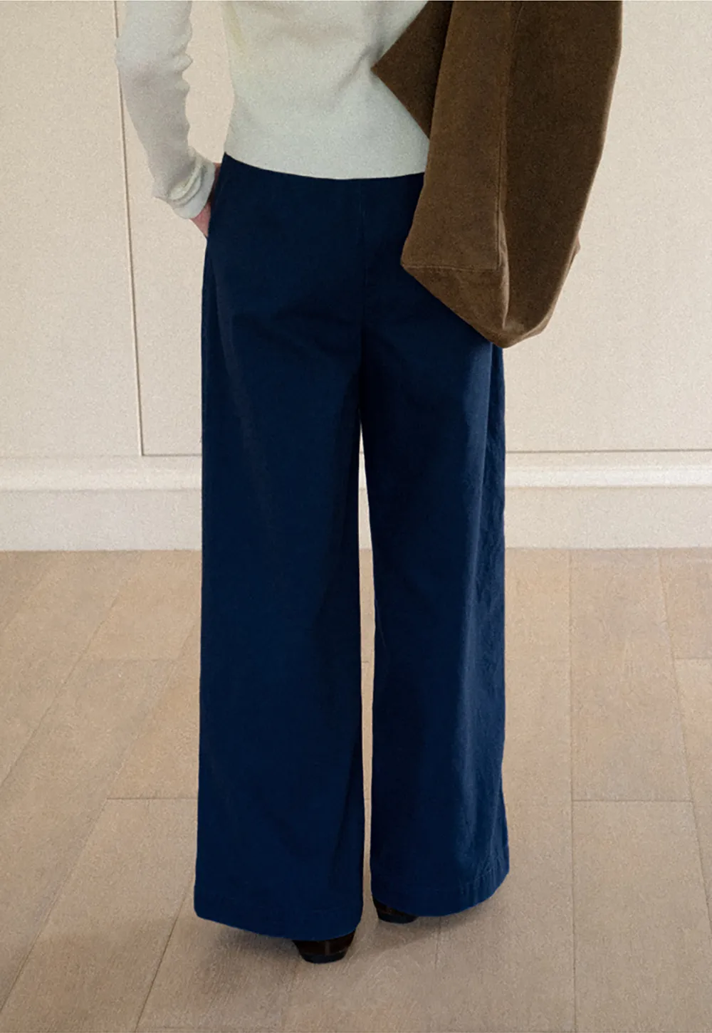 Wide Leg High Waist Casual Pants