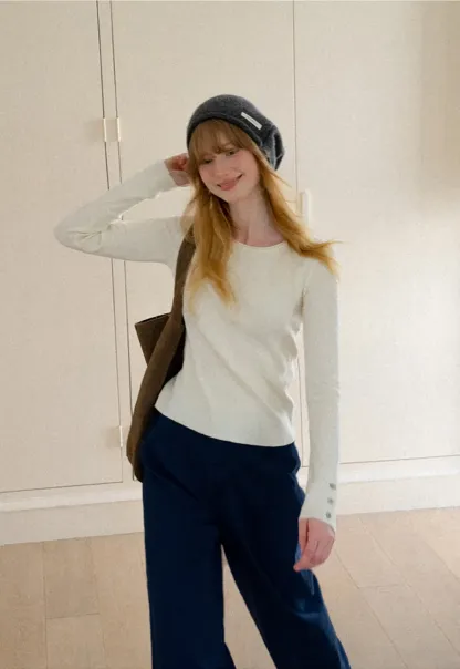 Wide Leg High Waist Casual Pants