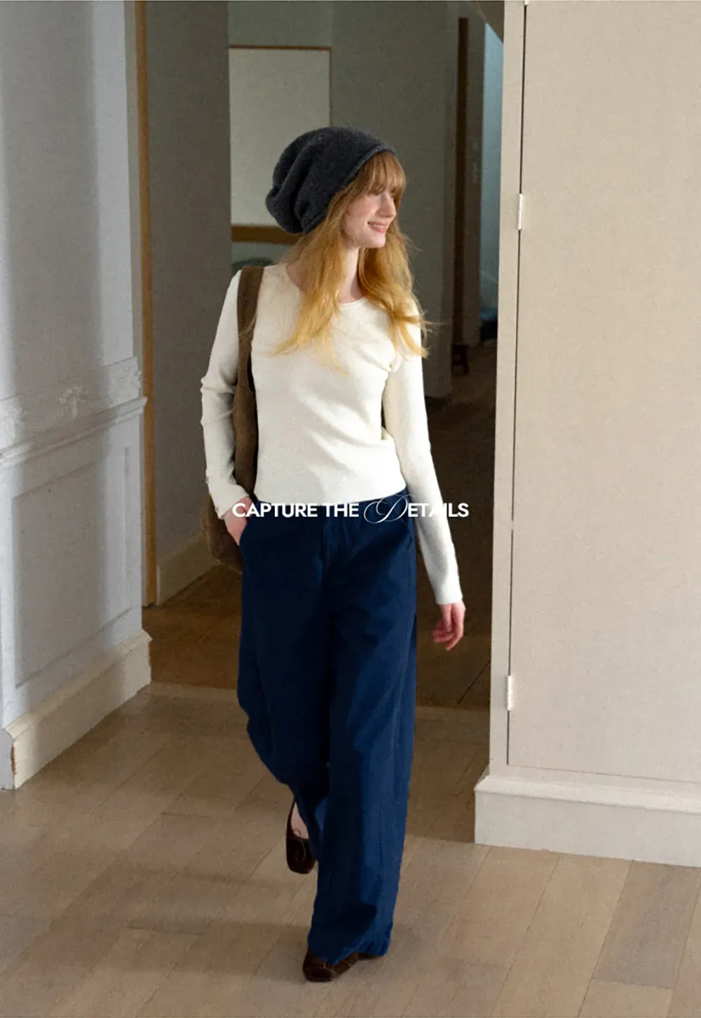 Wide Leg High Waist Casual Pants