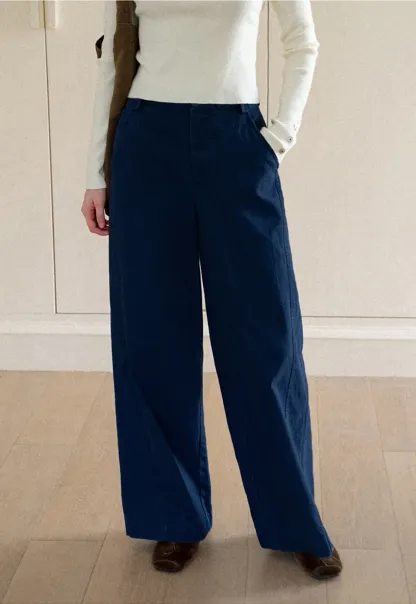 Wide Leg High Waist Casual Pants