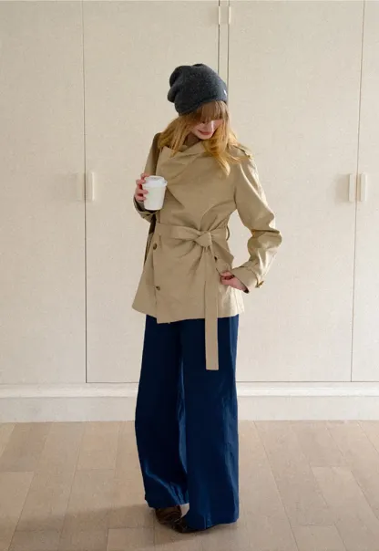 Wide Leg High Waist Casual Pants
