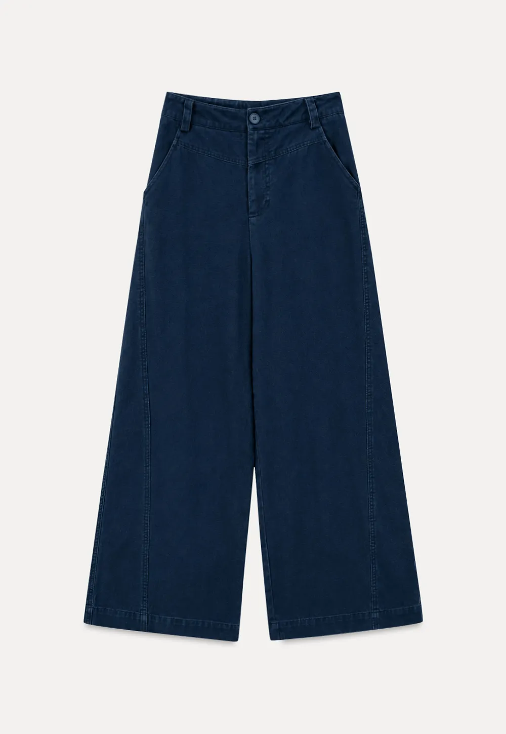 Wide Leg High Waist Casual Pants