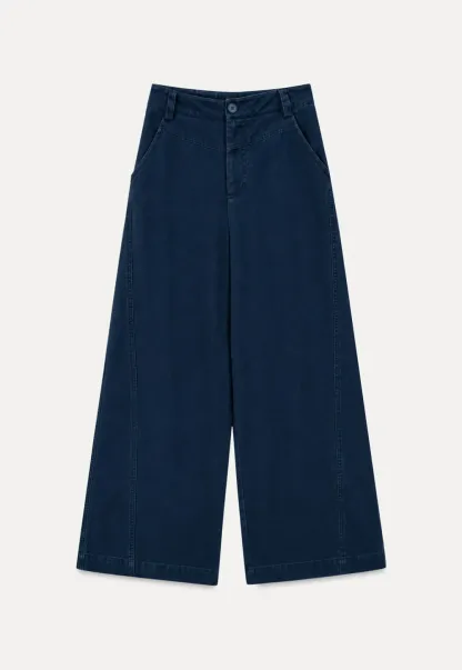 Wide Leg High Waist Casual Pants
