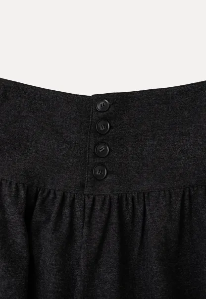 High Waist Wide Leg Pleated Casual Pants