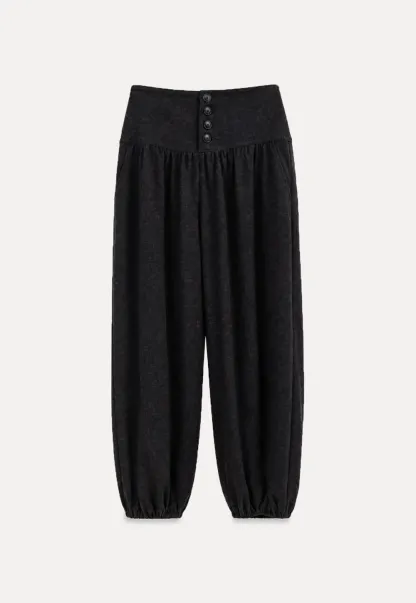 High Waist Wide Leg Pleated Casual Pants