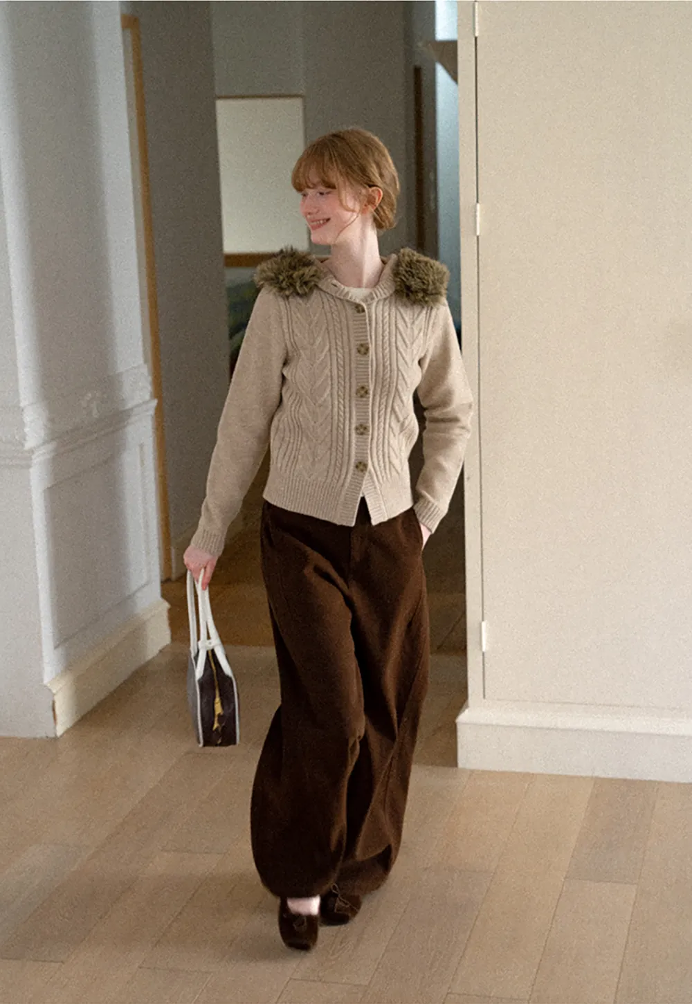 Wide Leg High Waist Casual Pants