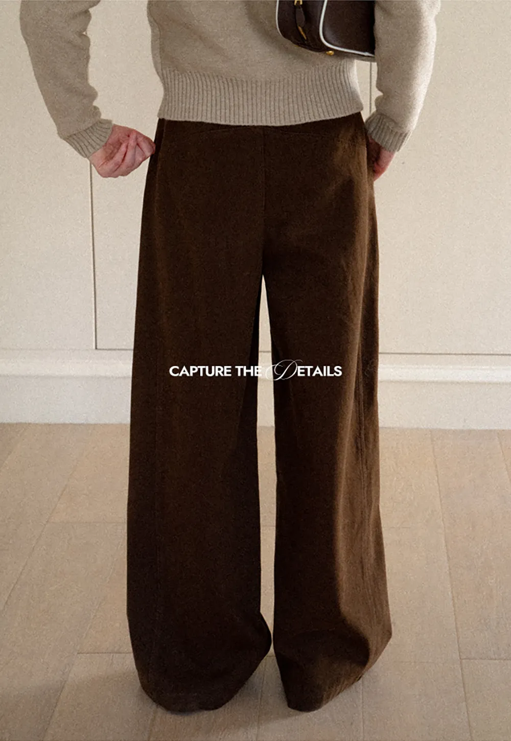 Wide Leg High Waist Casual Pants