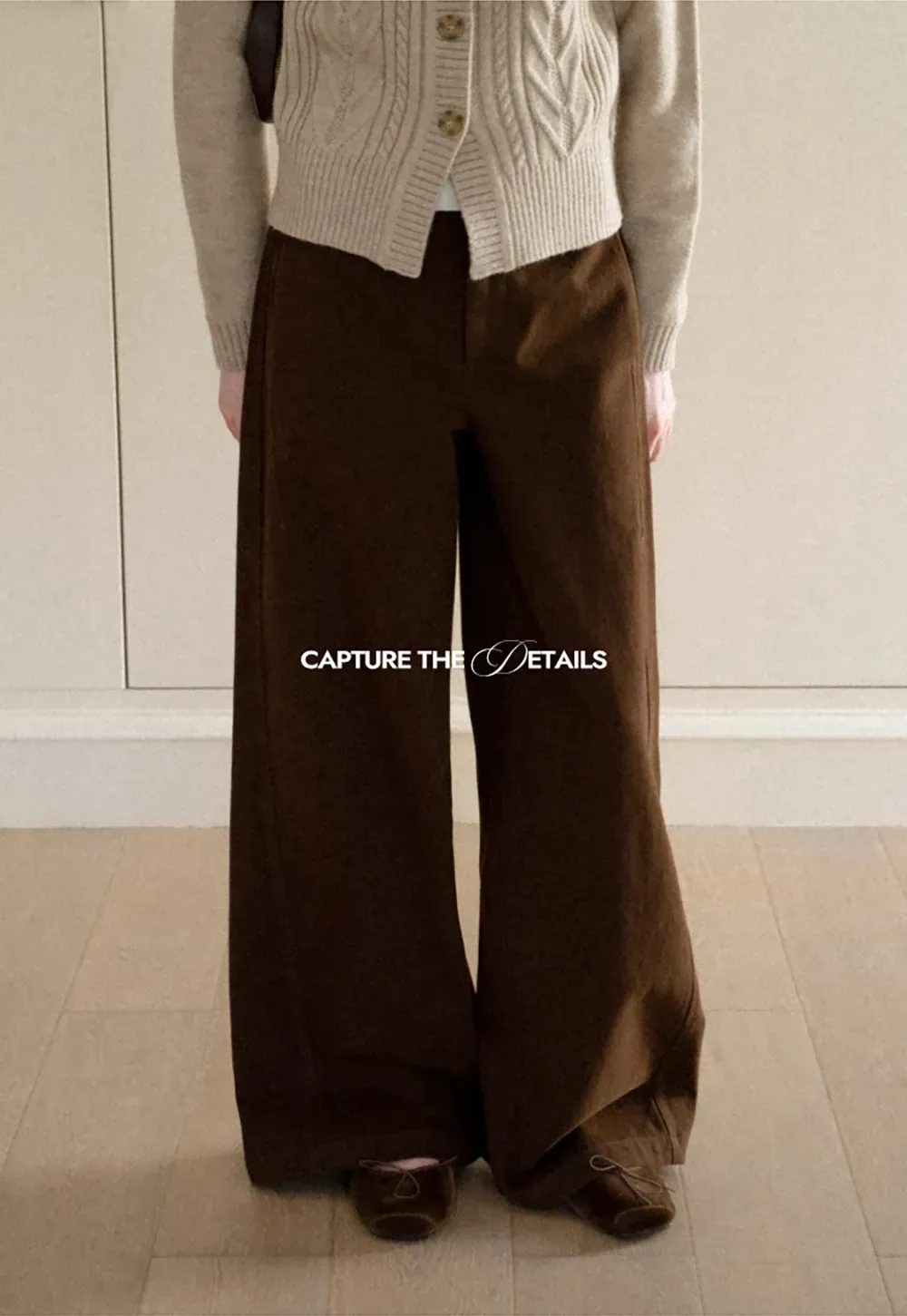 Wide Leg High Waist Casual Pants