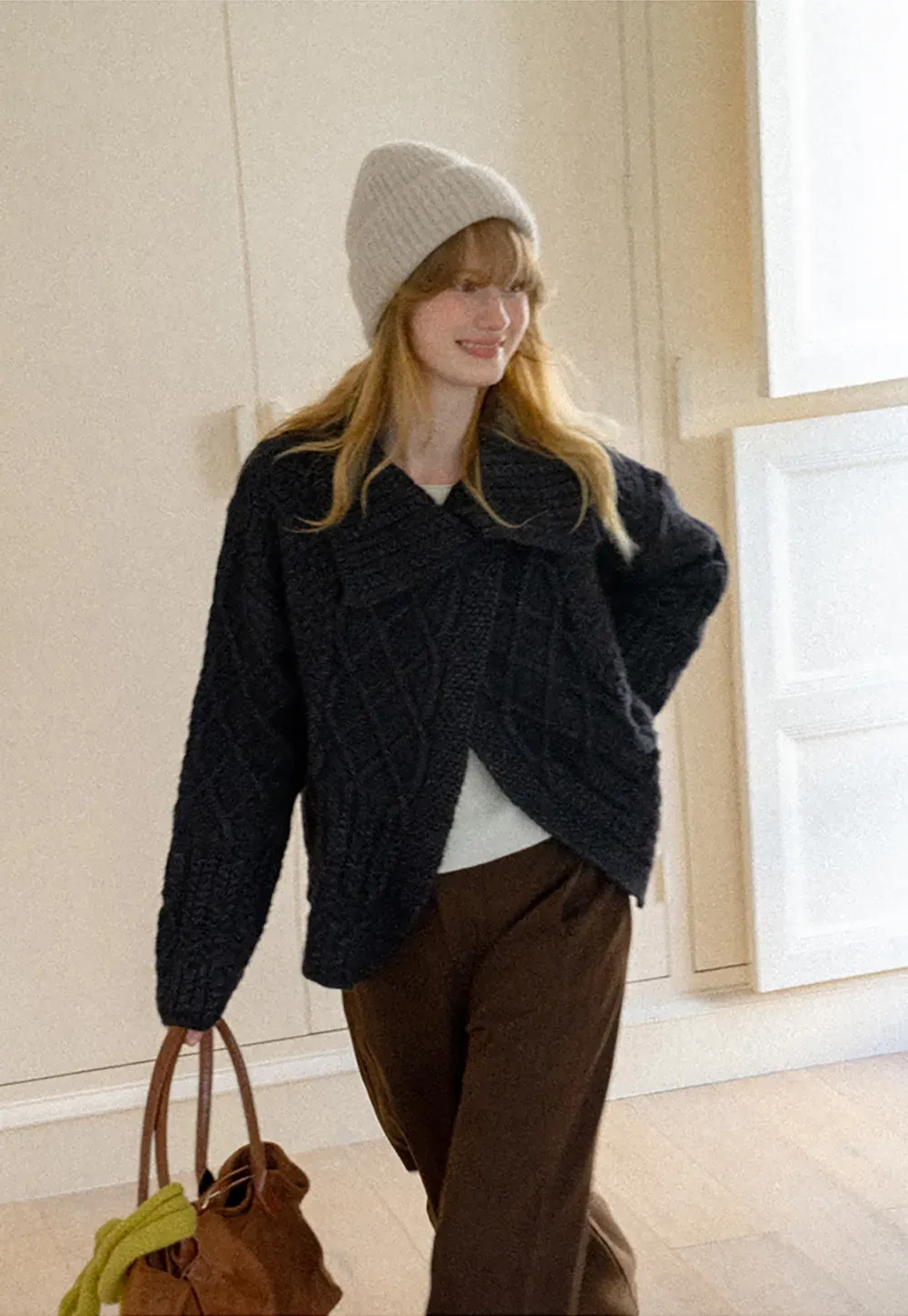 Wide Leg High Waist Casual Pants