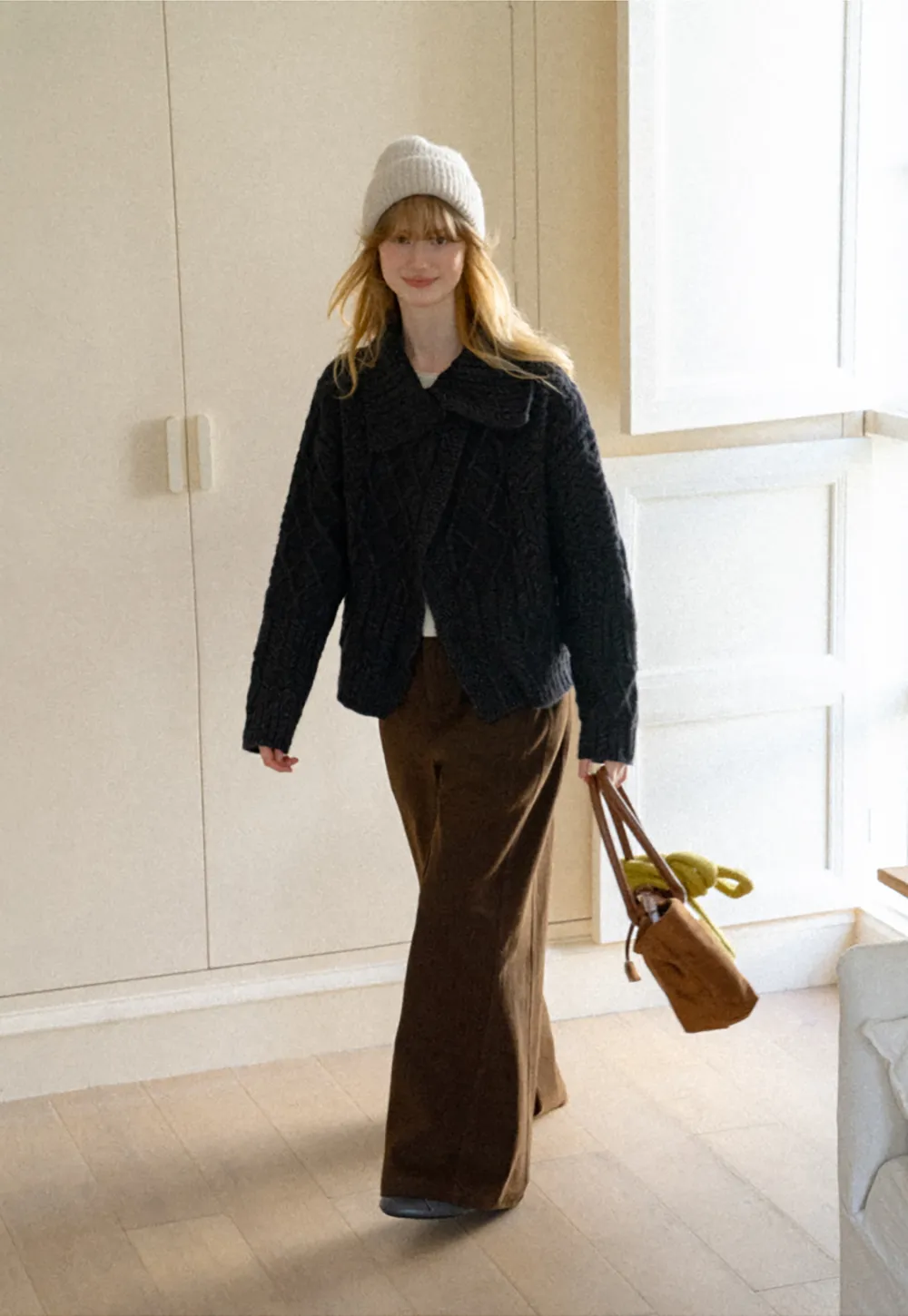 Wide Leg High Waist Casual Pants