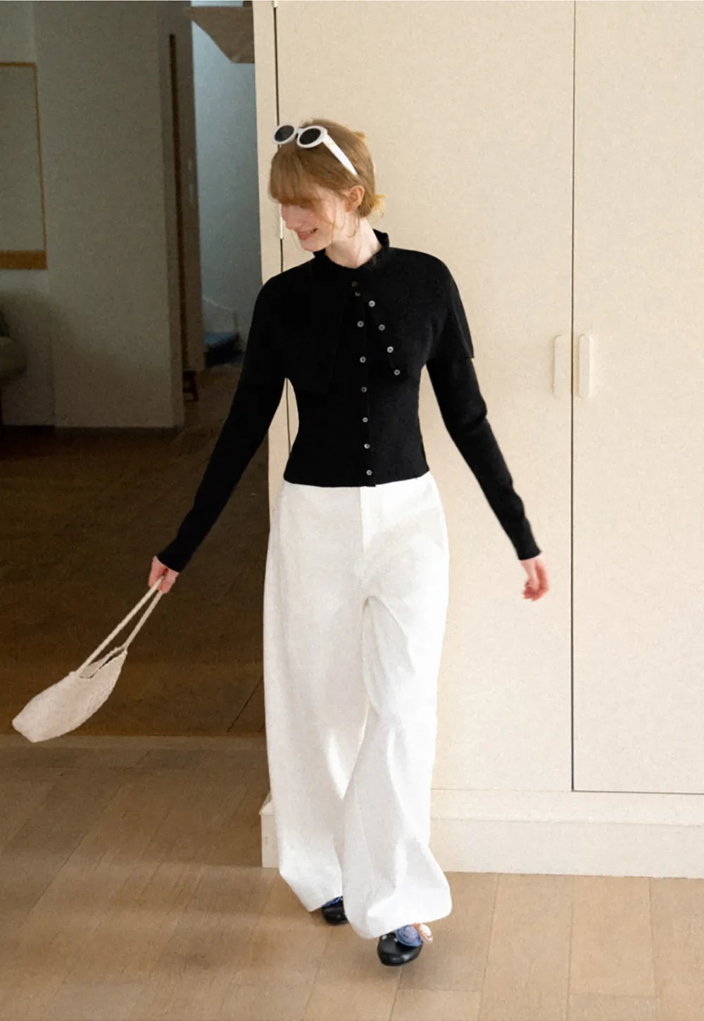 Wide Leg High Waist Casual Pants