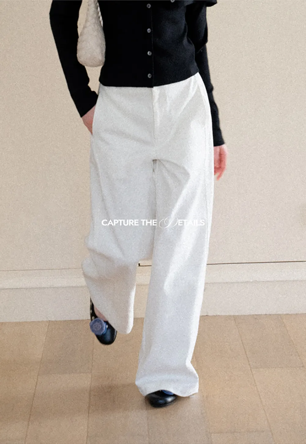 Wide Leg High Waist Casual Pants