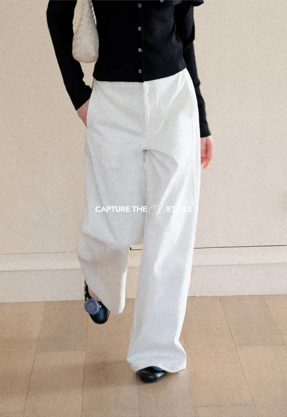 Wide Leg High Waist Casual Pants