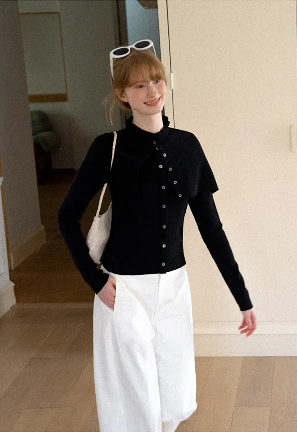 Wide Leg High Waist Casual Pants