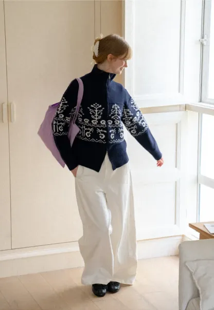 Wide Leg High Waist Casual Pants