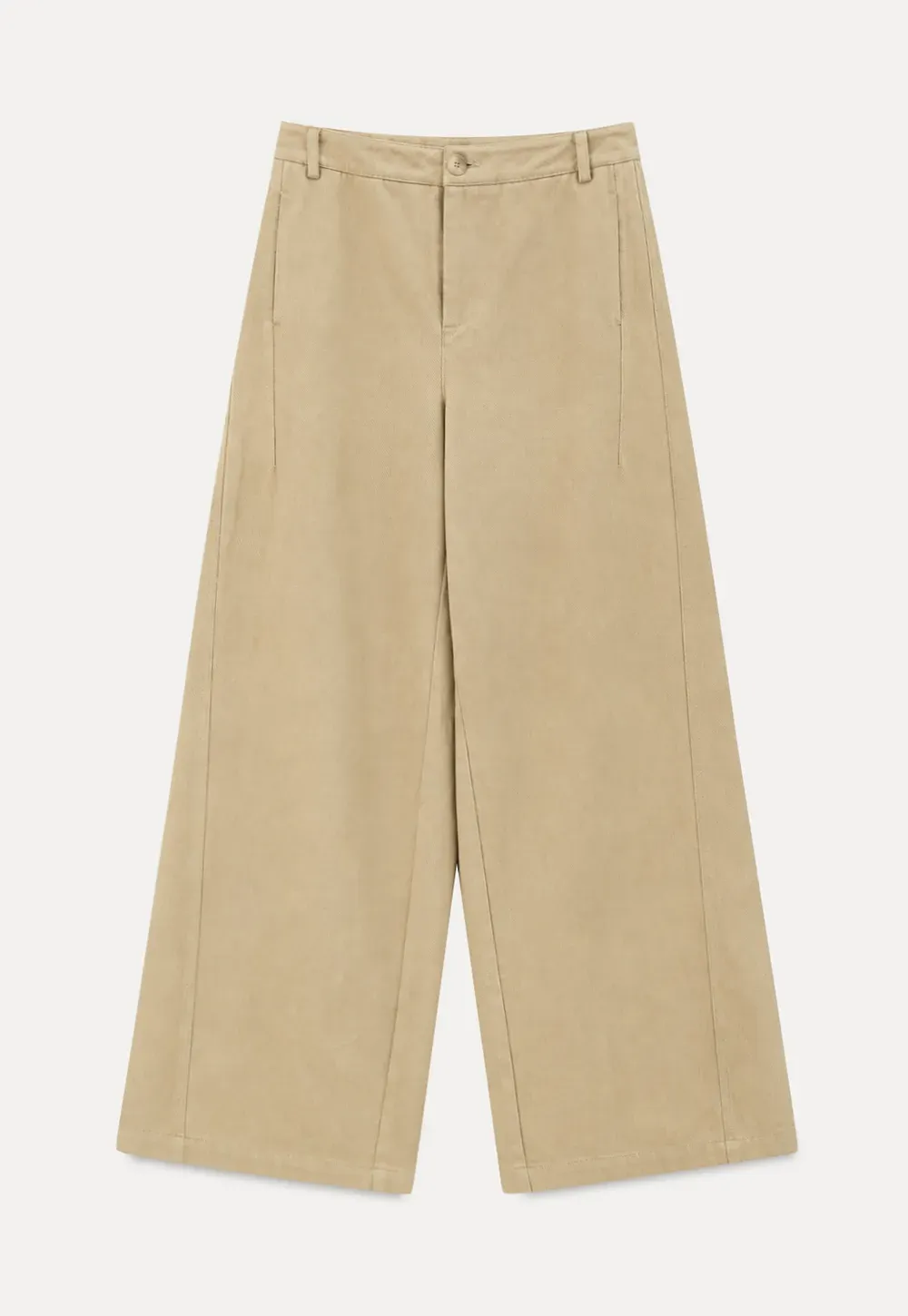 Wide Leg High Waist Casual Pants