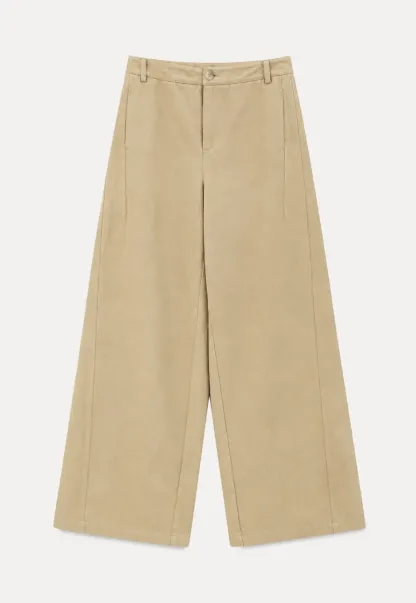 Wide Leg High Waist Casual Pants