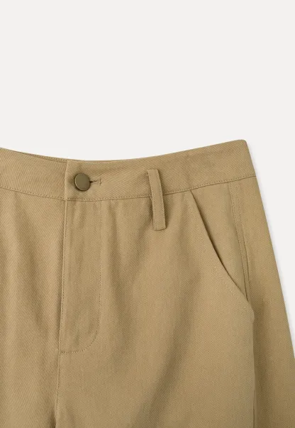 Wide Leg Pleated Casual Pants